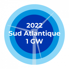 en 2022  ce seront 1GW en Sud Atlantique